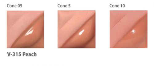 AMACO Velvet Underglaze V-315 - Peach - 1 pint